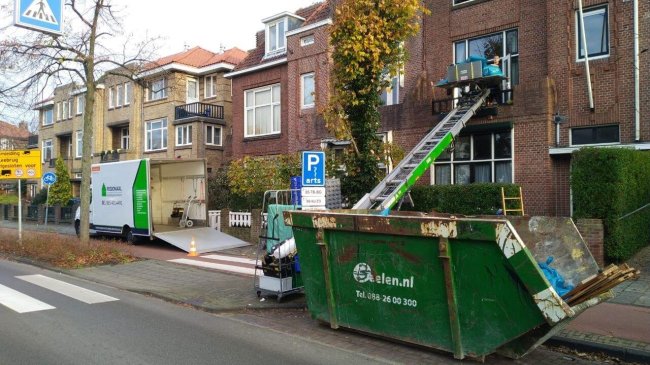 Woningontruiming van overvolle woning